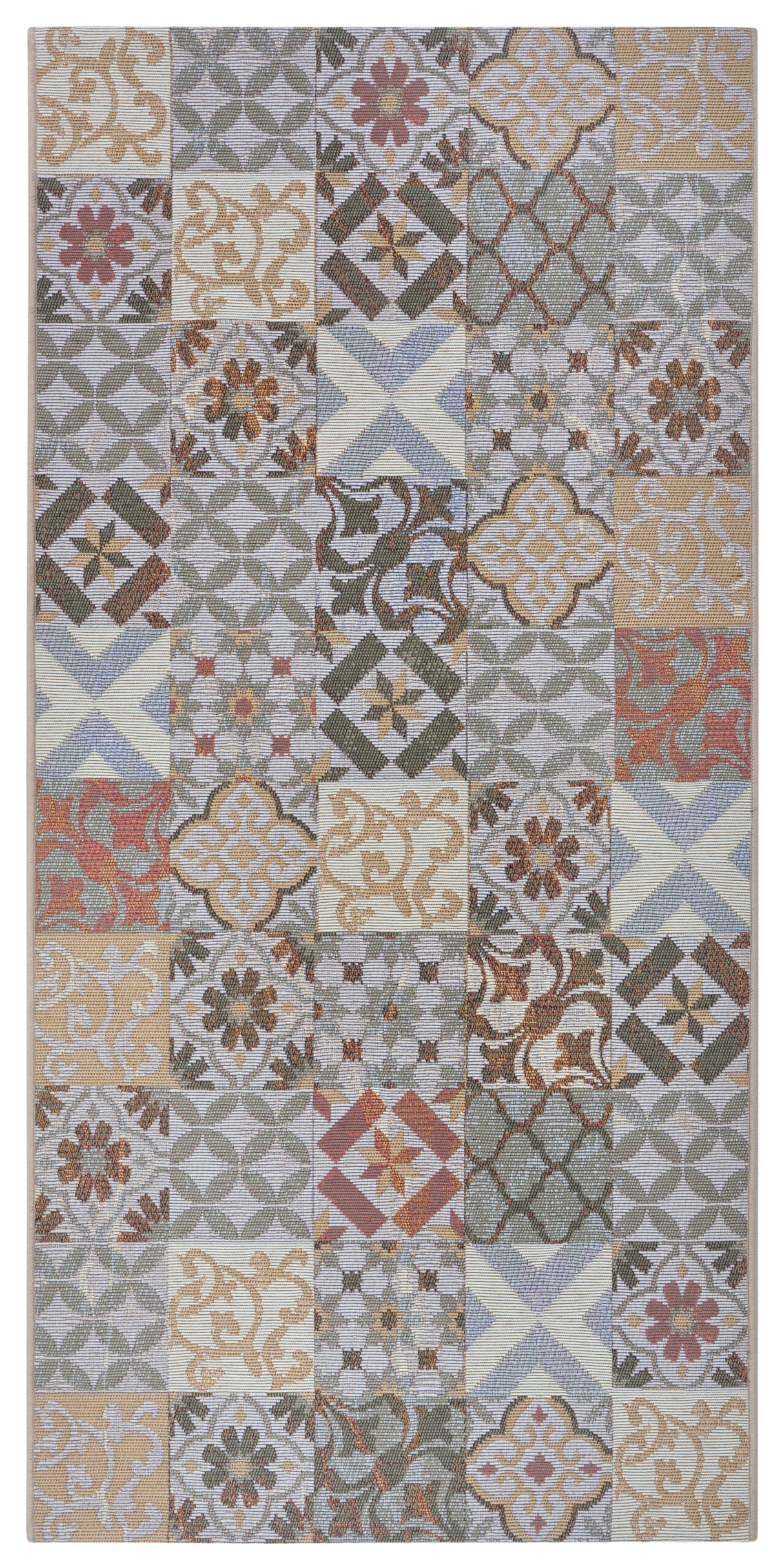 Anti slip loper  -  Tiles Multicolor - Afbeelding 2