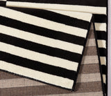 Design Vloerkleed - Panel Zwart/Wit - Afbeelding 1
