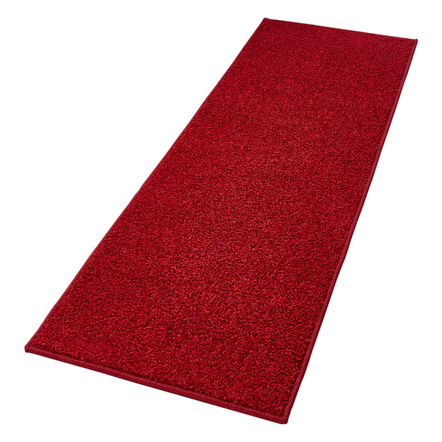 Design Vloerkleed - Pure Rood - Zijaanzicht