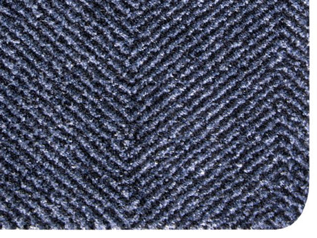 Effen deurmat - Clean & Go Blauw - Afbeelding 1