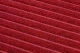 Gestreepte rubberen deurmat  -  Lowstripe Rood - Afbeelding 1