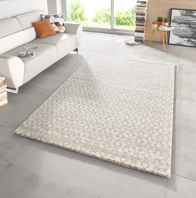 Hoogpolig vloerkleed - Impress Beige - Sfeerbeeld 1