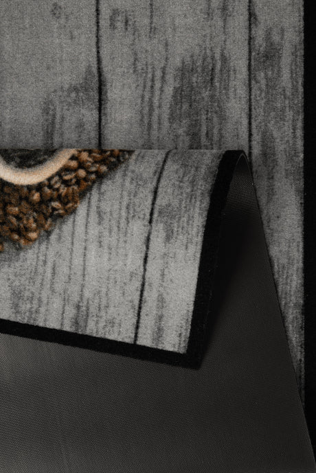 Keukenloper - Coffeebean love Grijs - Afbeelding 1