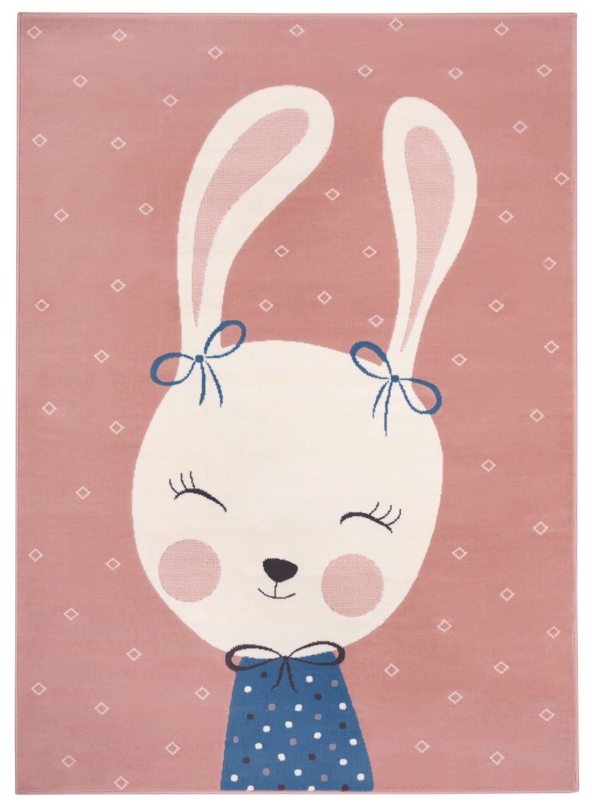 Kindervloerkleed - Bunny Polly Roze - Topshot