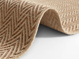 Laagpolige Loper Sisal-look 500 Beige Indoor & Outdoor - Afbeelding 1