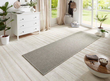 Laagpolige Loper Sisal-look 600 Donkergrijs Indoor & Outdoor - Sfeerbeeld 1