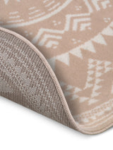 Rond bohemian vloerkleed - Valencia Beige - Afbeelding 1