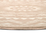 Rond bohemian vloerkleed - Valencia Beige - Afbeelding 3