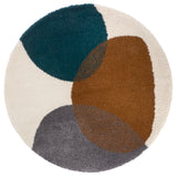 Rond design vloerkleed  -  Arti Oranje Multicolor - Afbeelding 2